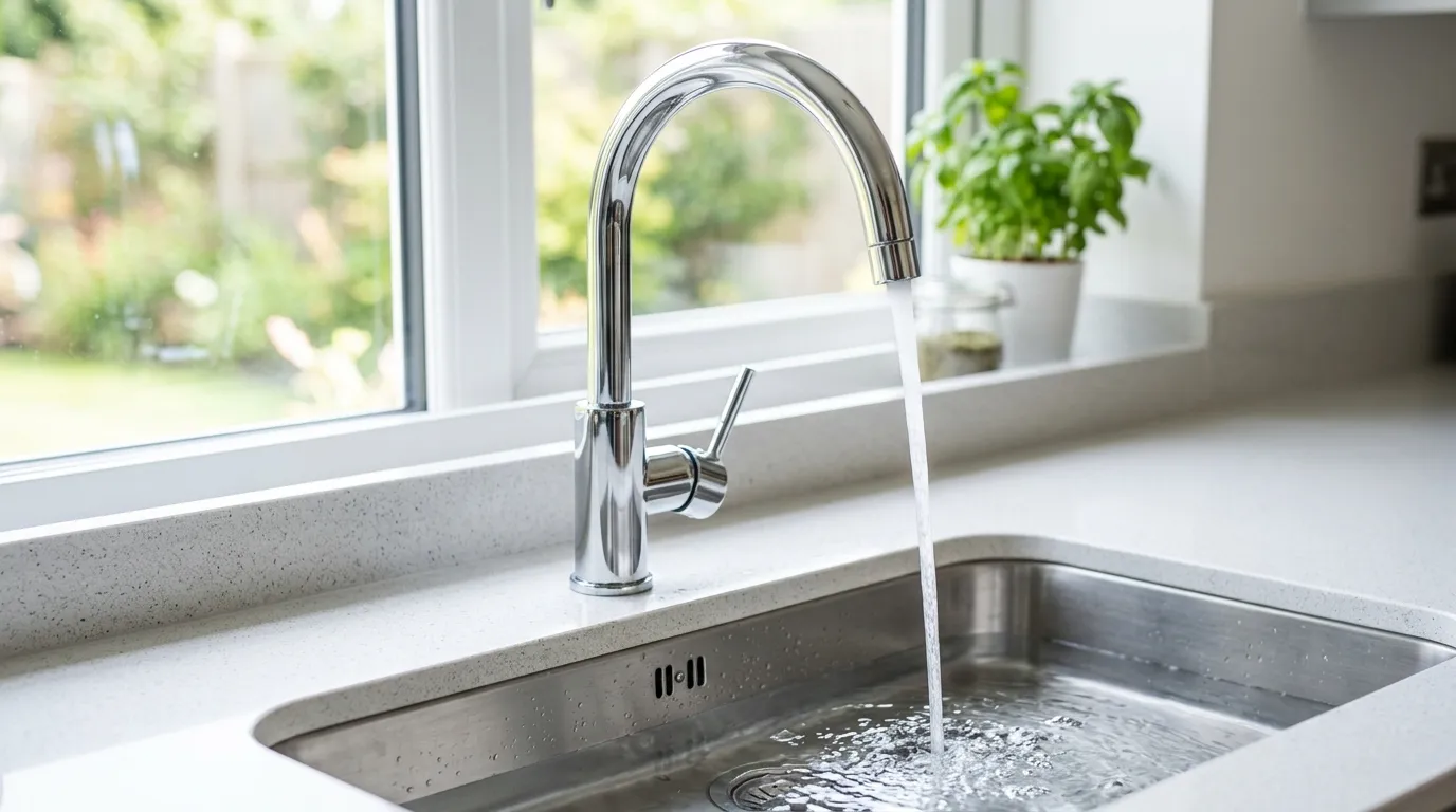 Local Plumbing Master Pros same day plumber fixing a faucet in Huron, OH